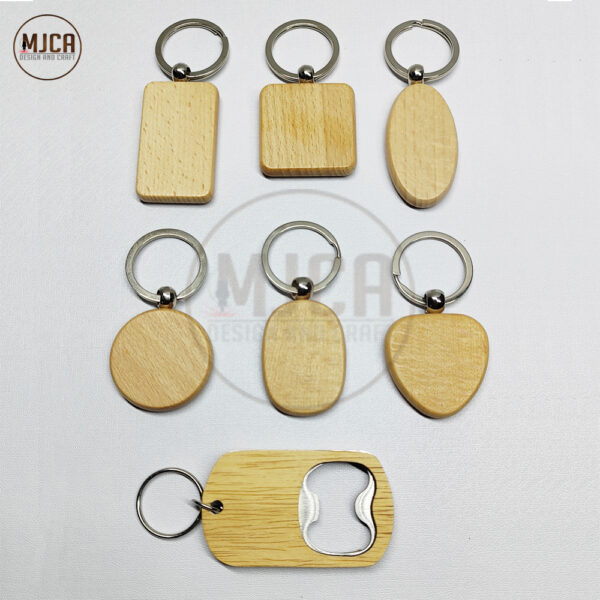 PERSONALIZED WOODEN KEYCHAIN