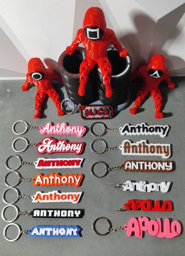 3D Printed Keychain Name
